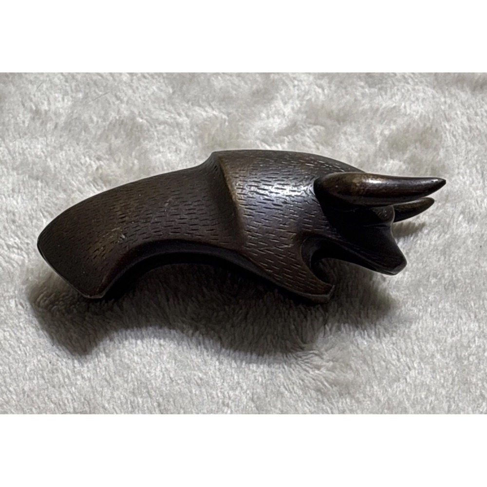 Vintage Diepenbrock Bull Bottle Opener Bronze Patina Troy Store Abstract